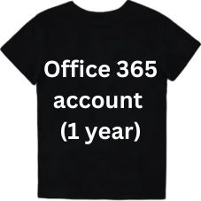Football Uniform with logo: Office 365 account  (1 year)
