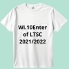 Tshirt logo: Wi.10Enter of 21/22 LTSC