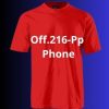Tshirt logo: Off.216-Pp Phone