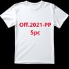 Tshirt logo: Off.2021-PP 5pc