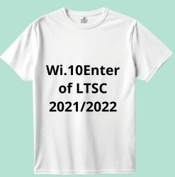 Tshirt logo: Wi.10Enter of 21/22 LTSC