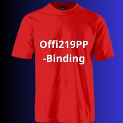 Tshirt logo: Offi219PP-Binding