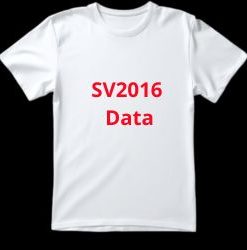 Tshirt logo: SV2016 Data