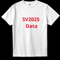 Tshirt logo: SV2025data