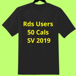 Tshirt logo: Rds Users 50 Cals SV 219