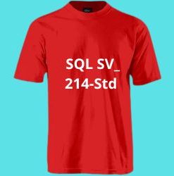 Tshirt logo: SQL SV_214 std