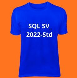Tshirt logo: SQL SV_2022-Std