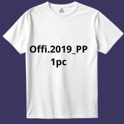 Tshirt logo: Offi.2019_PP 1pc