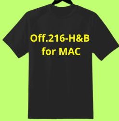 Tshirt logo: Off.216-H&B for MAC